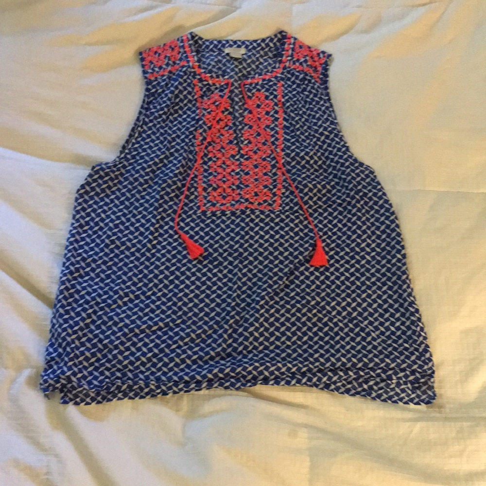 J. Crew summer blouse top
